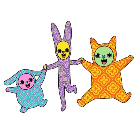 Every body, jumping together