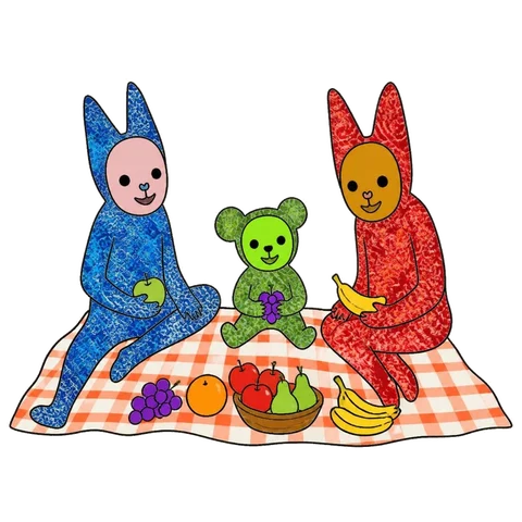 A picnic with two dads